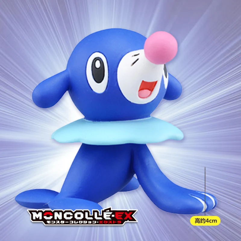 Мини-игрушка Takara Tomy Pokemon monglue-EX Sun Moon 4 см Коллекционная Фигурка EMC03 Popplio Новинка 969266