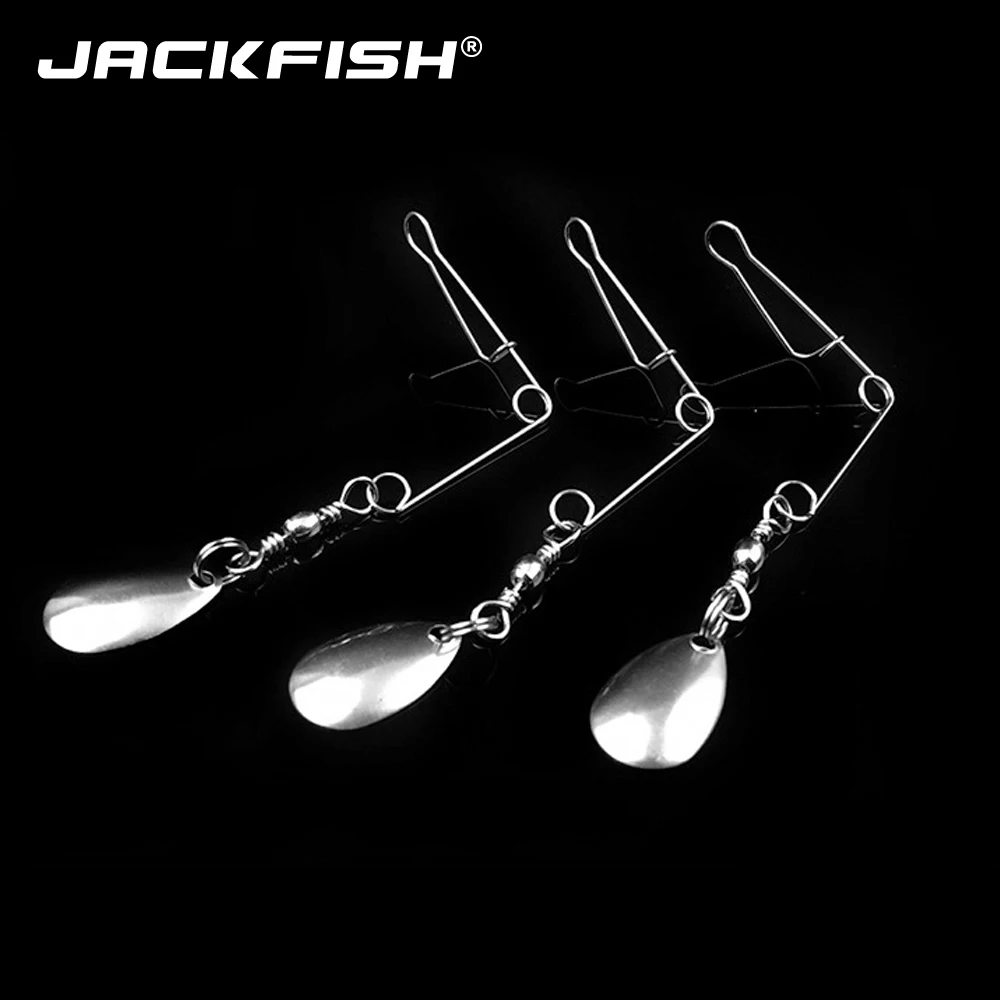 JACKFISH, 5 шт./лот, 0,8 г, вращающаяся вертлюга с подвесными оснастками, рыболовные снасти, рыболовные крючки, Разъемный соединитель для рыбалки, Вертлюги с блестками