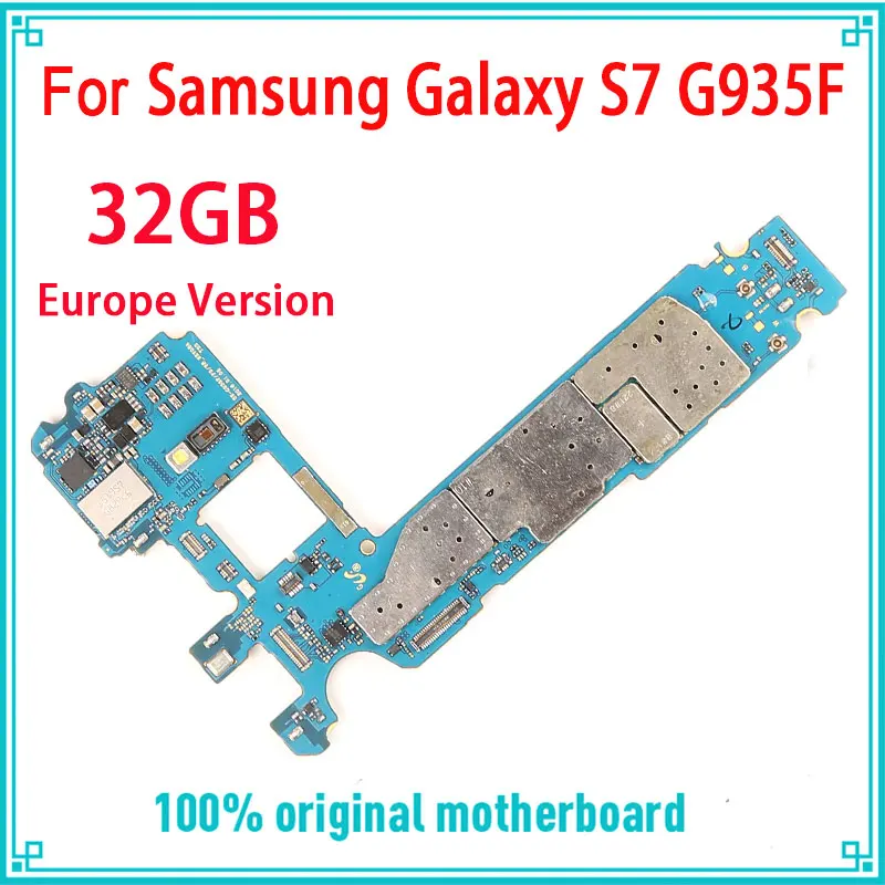Оригинальная разблокированная материнская плата для Samsung Galaxy S7 Edge G935F с полным