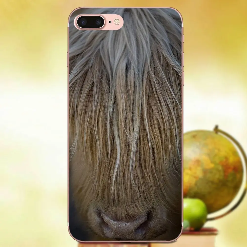 Хайленд корова окрашенные крышки красочные сотовый телефон чехол для Apple iPhone X XS