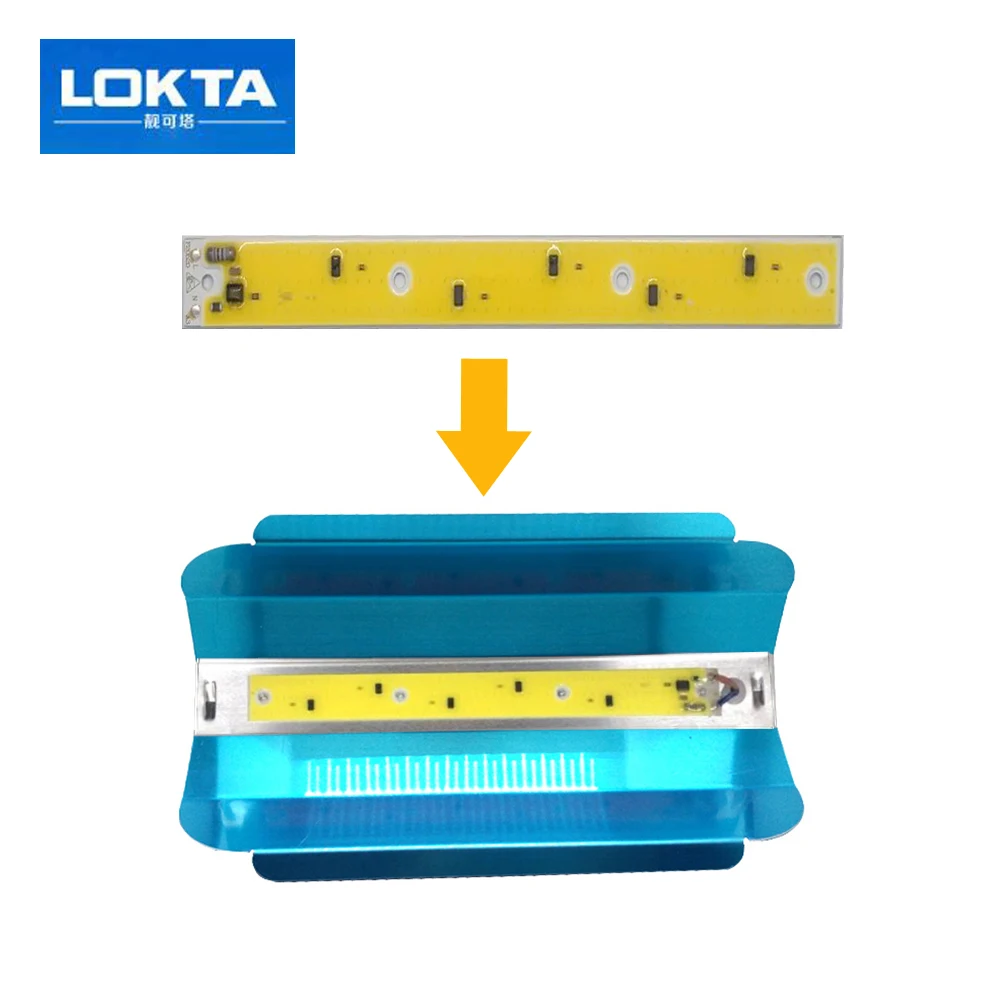5 шт./лот COB светодиодный чип лампы 30 Вт 50 80 220 В Smart IC холодный теплый белый свет