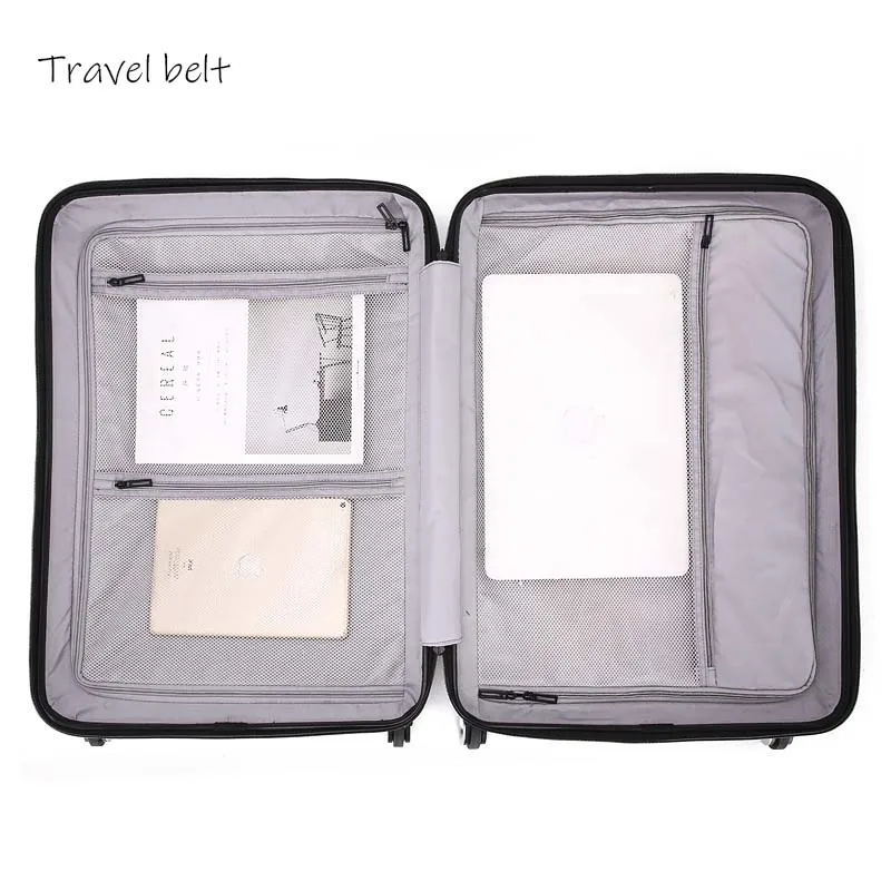 

Business boarding business trip Rolling Luggage Spinner 20inch Men Travel Bags Women Cabin Suitcase Wheels Trolley
