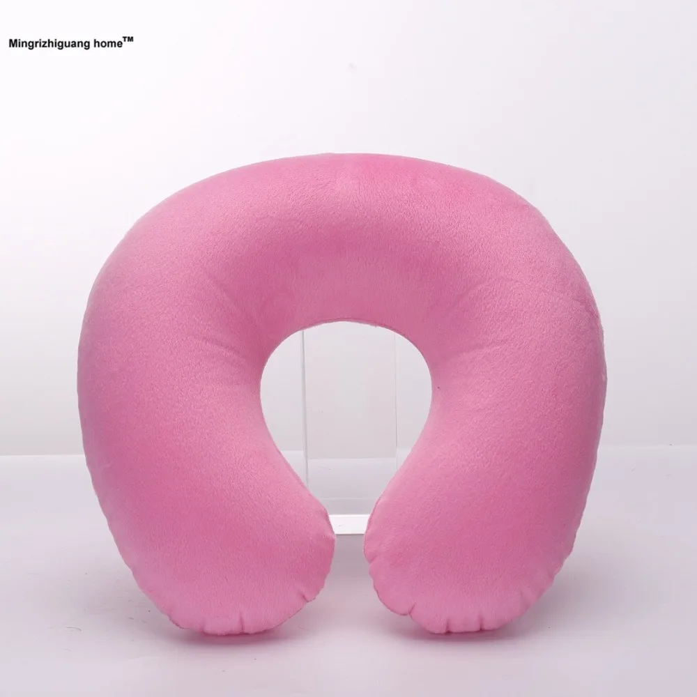 Надувная портативная Подушка u-образной формы для путешествий 1 шт. подушка шеи