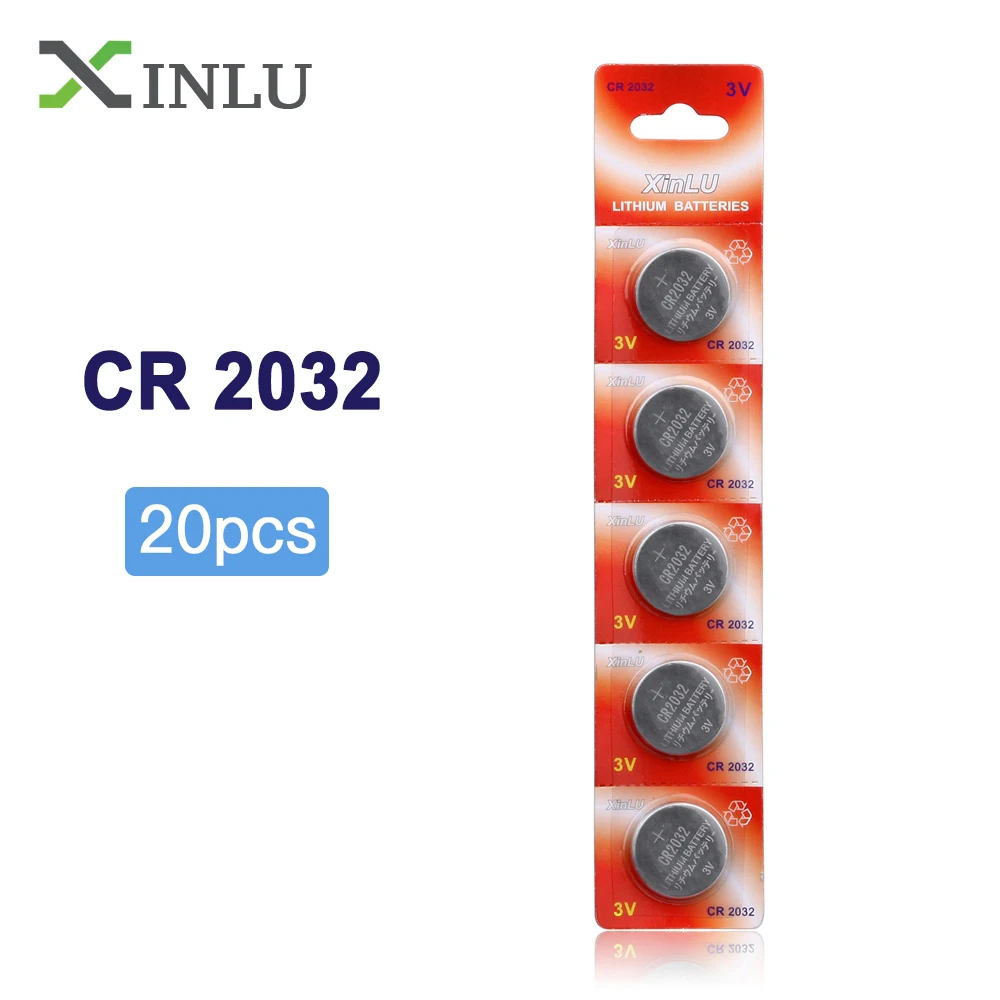 Оптовая продажа 20 шт./лот CR2032 DL2032 5004LC KCR2032 CR 2032 ECR2032 часовая батарейка 3 в литиевая