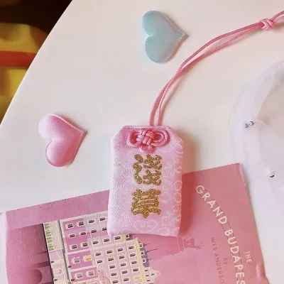 sensoji temple 1 шт. Omamori быть тонкий пройти экзамен развеять несчастье Lucky академический сумка с подвесками хороший подарок друг семья подарок - Окраска металла: sensoji temple
