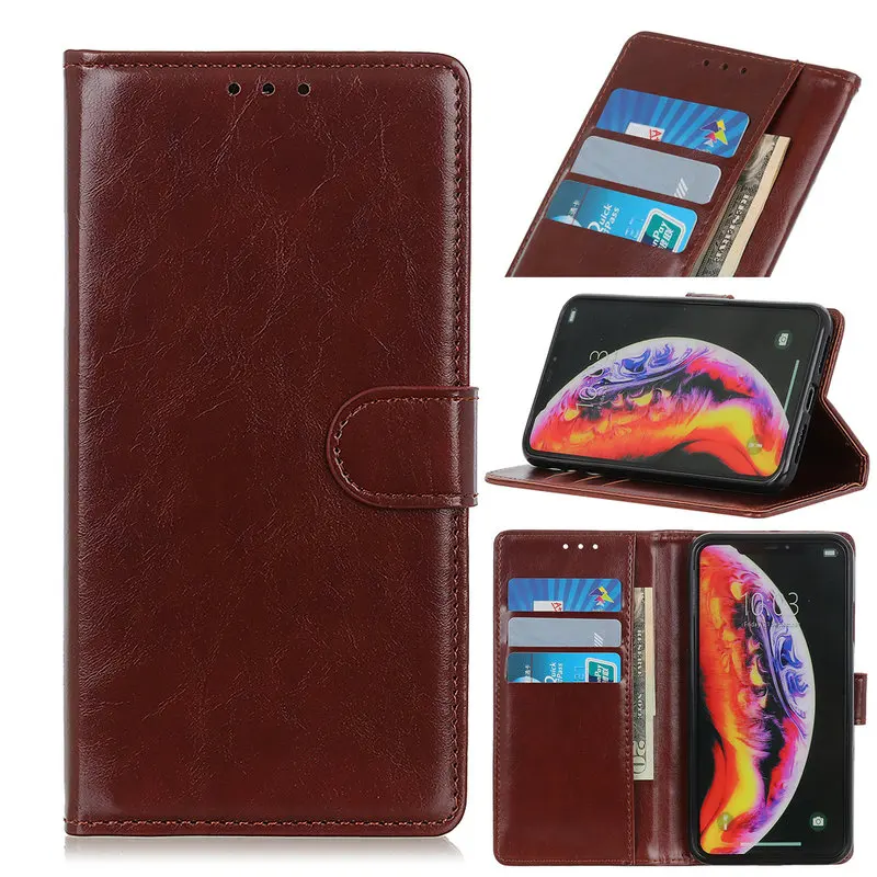Fundas для Sony Xperia XZ4 Compact роскошный кожаный чехол книжка XZ3 XZ2 XZ1 Премиум