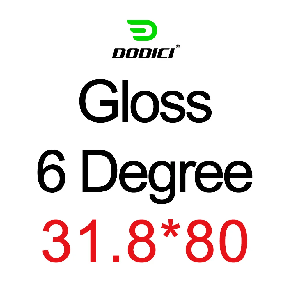 3K Gloss 80mm DODICI полный углеродного волокна велосипед стволовых частей Горная дорога велосипед 3 к матовый/глянцевый 6 градусов 31,8*80/90/100/110 мм - Цвет: 3K Gloss 80mm
