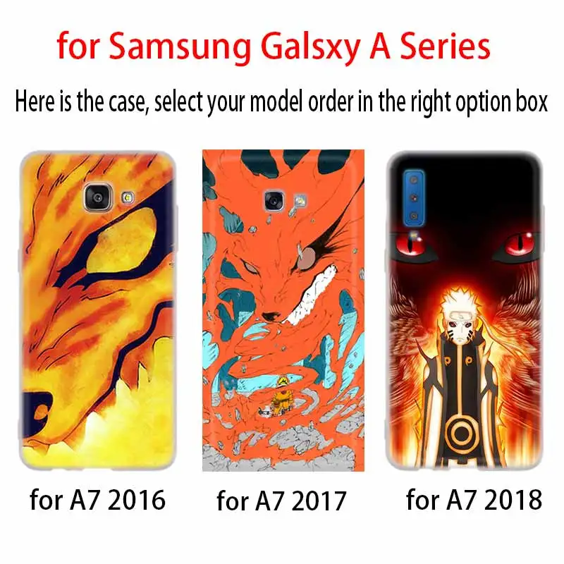 Cover Silicone Case For Samsung Galaxy A42 A52 A72 A32 A12 A71 A51 A70 A50 A20 A30 A20S A21S A50S A6 A7 A8 2018 nine tailed fox | Мобильные
