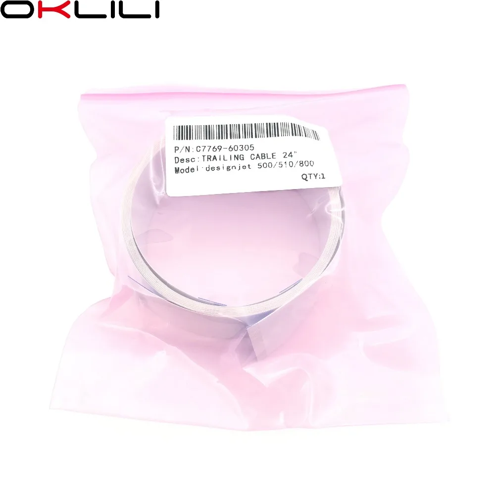 10 комплектов C7769 60305 60147 каретки плоский шлейф 24 &quotдля HP 500ps 800 800ps 510 510ps 820 mfp T770