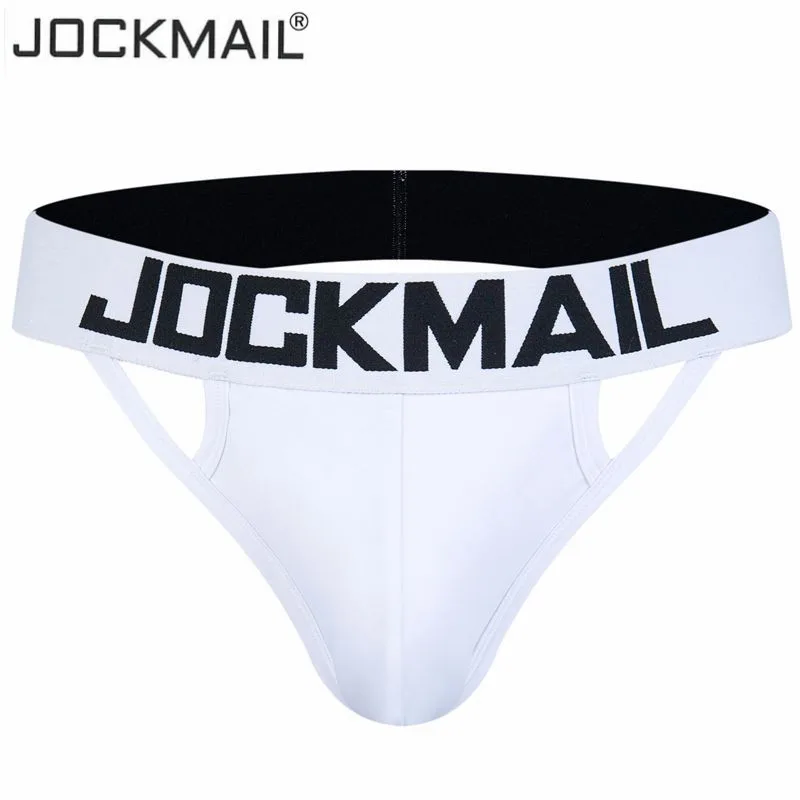 Стринги JOCKMAIL мужские из вискозы пикантное нижнее белье джоки G-стринги трусы для