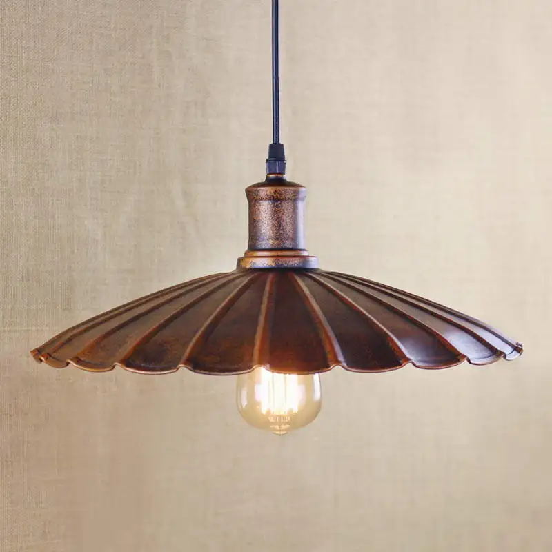 Ретро подвесной светильник/Эдисон простая винтажная металлическая крышка лампа