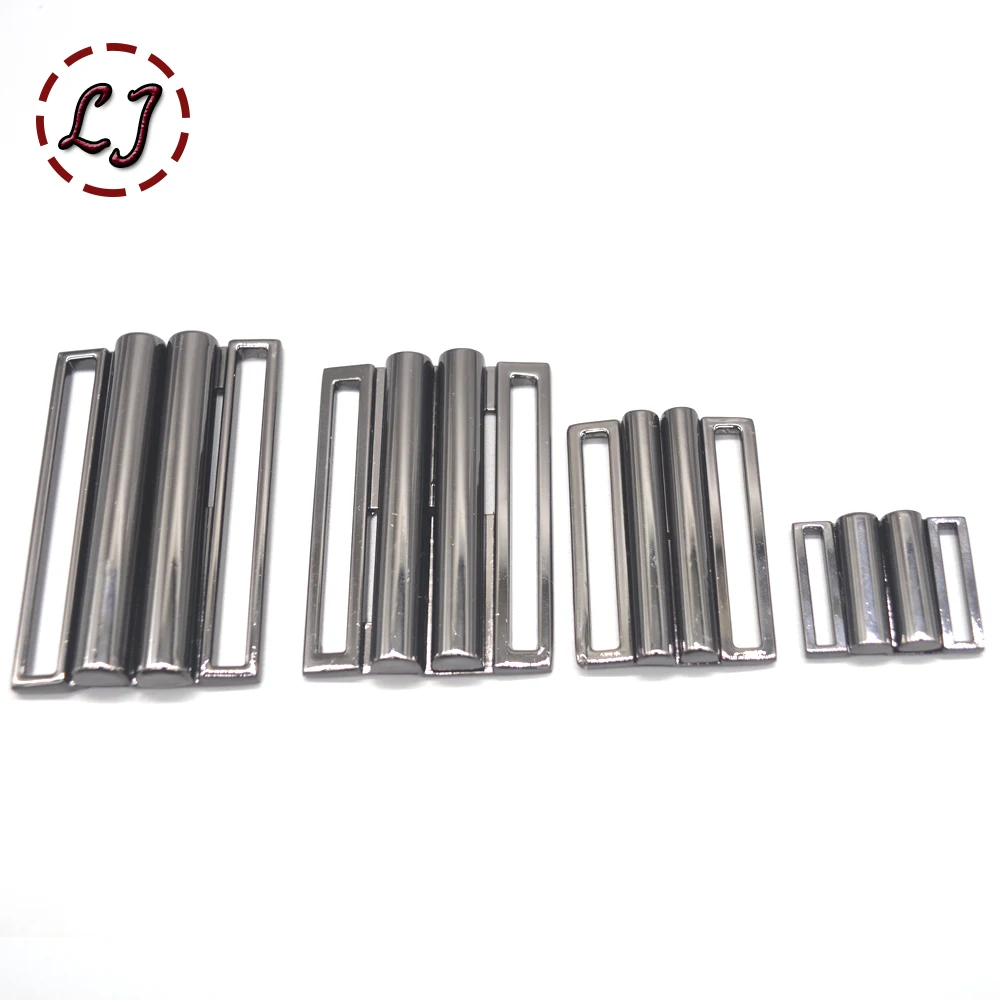 Новый высокого качества золотого серебряного черного цвета застежка квадратные