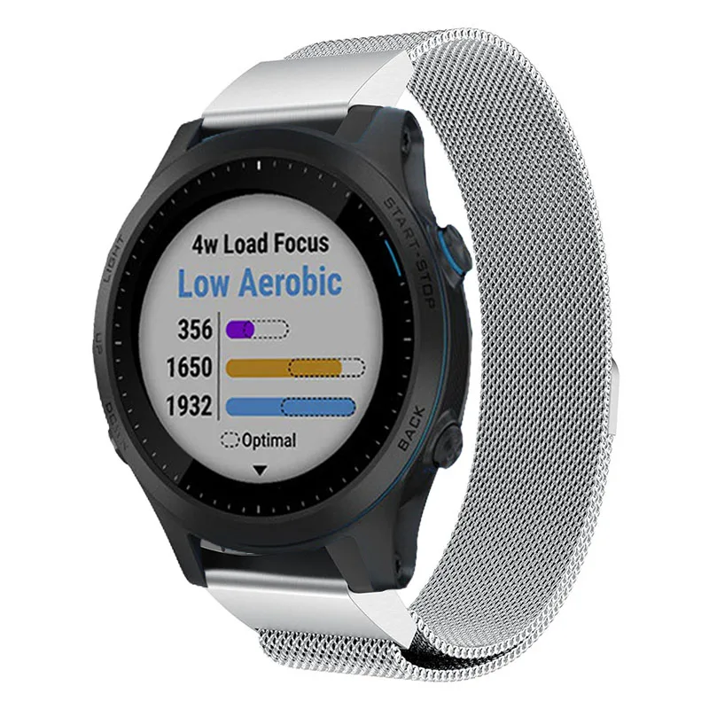 Laforuta Forerunner 945 Strap Milanese Loop 22mm Quick Fit for Garmin 935 Fenix 5 5Plus Stainless Steel Bracelet | Наручные часы