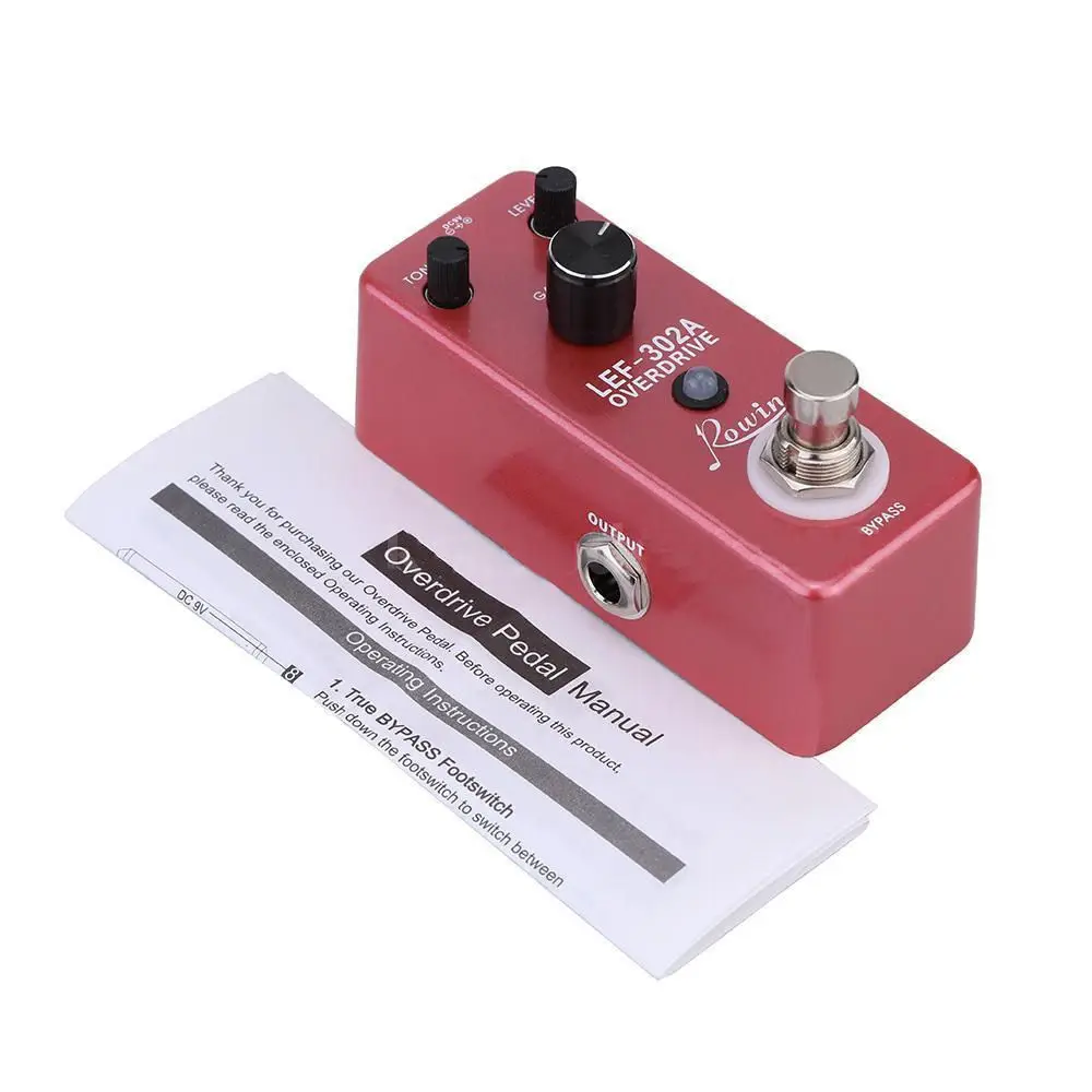 Rowin LEF-302A гитарные педали овердрайва аналоговые классические синие ODrive-1 эффектов