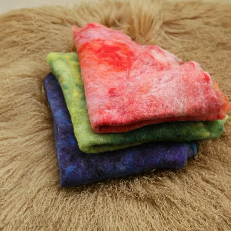 Детский наряд для фотосессии 100% шерсть ручной работы Одеяло новорожденных