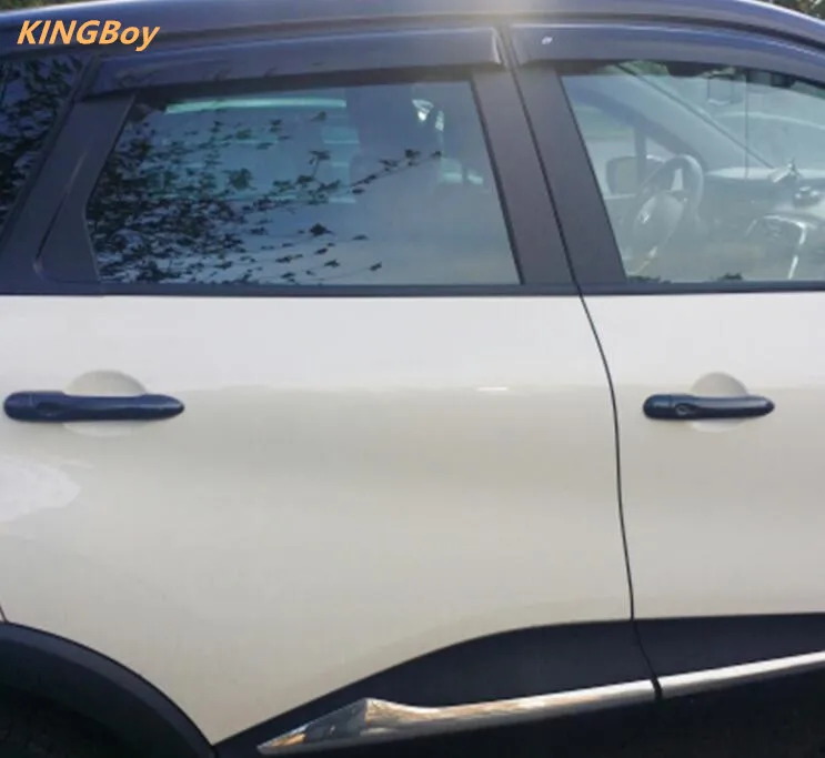 Для Renault Captur Kaptur Samsung QM3 2013 2018 ABS крышка дверной ручки из углеродного волокна