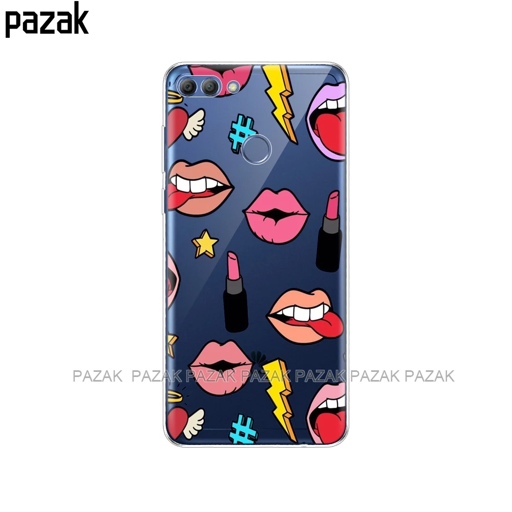 34377 Силиконовый чехол для телефона huawei Y9, чехлы, Coque etui, бампер, оболочка, мягкий ТПУ, задняя крышка для телефона, полная защита 360 - Цвет: 34377