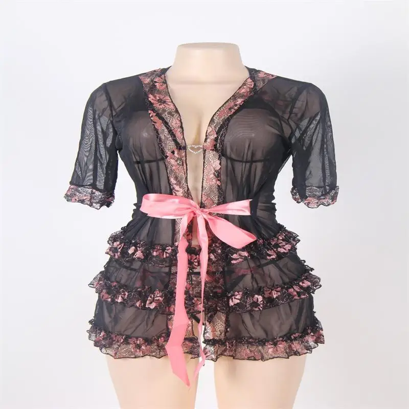 Женское сексуальное нижнее белье больших размеров ночная рубашка для сна с