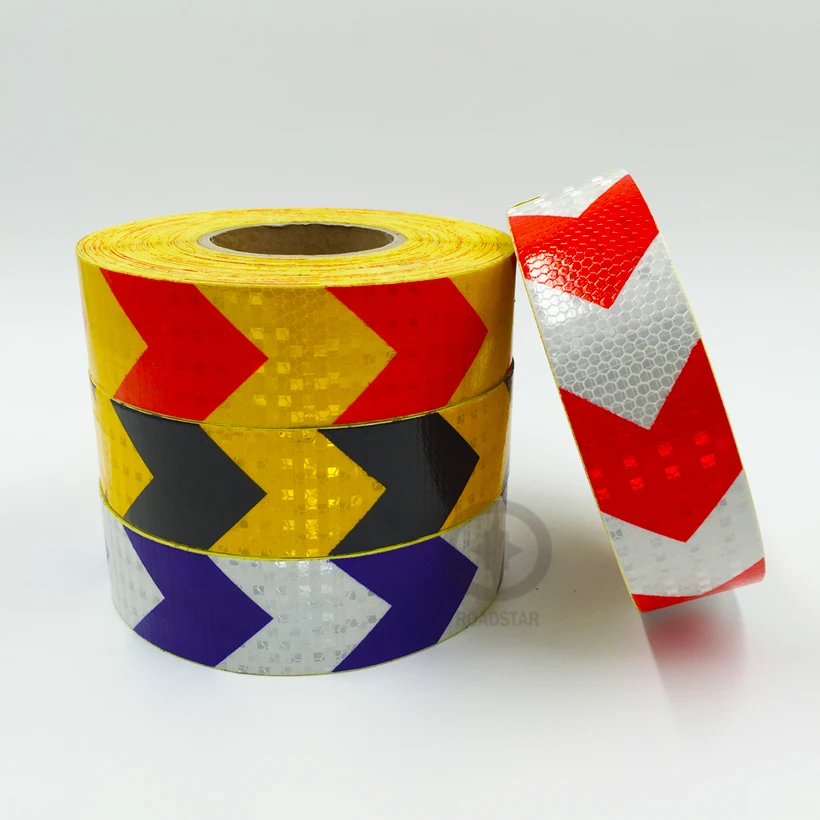 Наклейки с рисунком стрелок красного белого желтого черного и синего цветов для