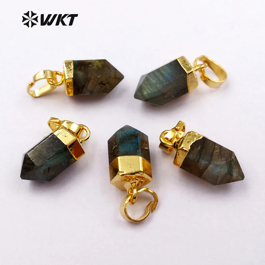 WT-P1330 WKT Новое поступление! красивый кулон из натурального камня красочные мини