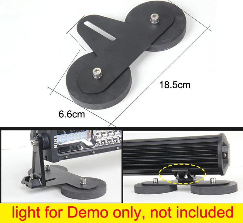 2 шт. магнитный держатель для внедорожника автомобиля грузовика со светодиодной