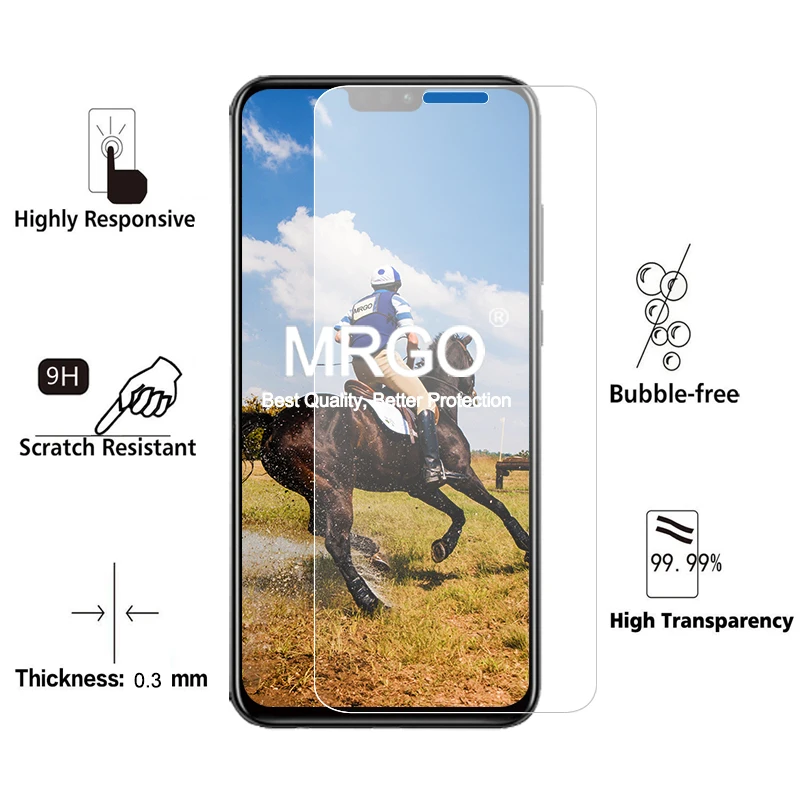 Закаленное стекло для huawei Honor 8X защита экрана 2.5D 9 H Защитная пленка телефона