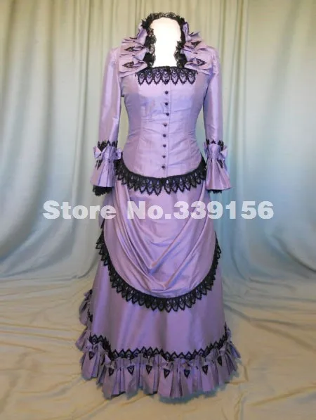 Бестселлер длинное викторианское платье 18 века для вечерние из тафты