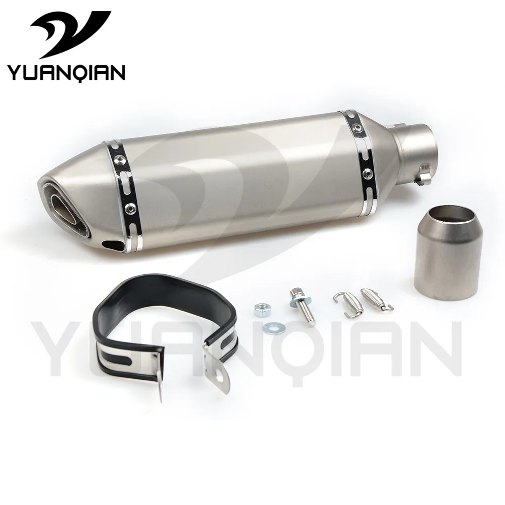 Universal Stainless steel motorcycle exhaust pipe muffler inlet 51mm FOR KAWASAKI Z250 Z750 Z800 Z1000 ZR800 ZRX1200 | Автомобили и