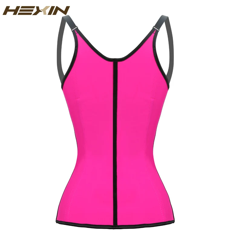 Hexin100% латексный корсет для талии Faja Girdle полный жилет корректор фигуры со