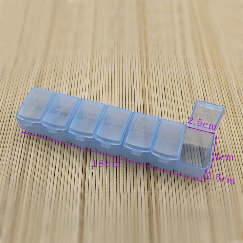 7 сетки медицинский ящик для таблеток переносной чехол хранения дней