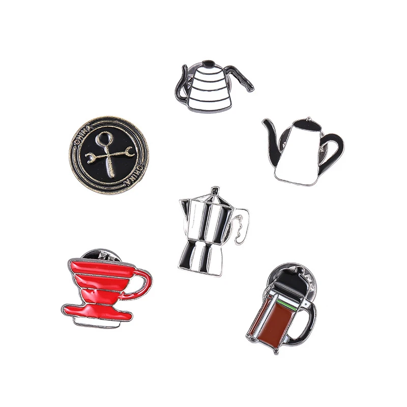 Брошь в виде капли чая и кофе|Кофейные наборы| |