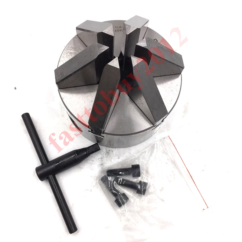 

100 мм 6 Челюсти токарный патрон 4 ''шестикулачковый Самоцентрирующийся патрон K13-100 для токарно-фрезерный станок с ЧПУ Новый