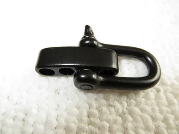 Koop 15 Packs/veel Gratis EPacket Schip Black Rvs D Verstelbare Sluitingen Voor 550 Survival Paracord Armbanden