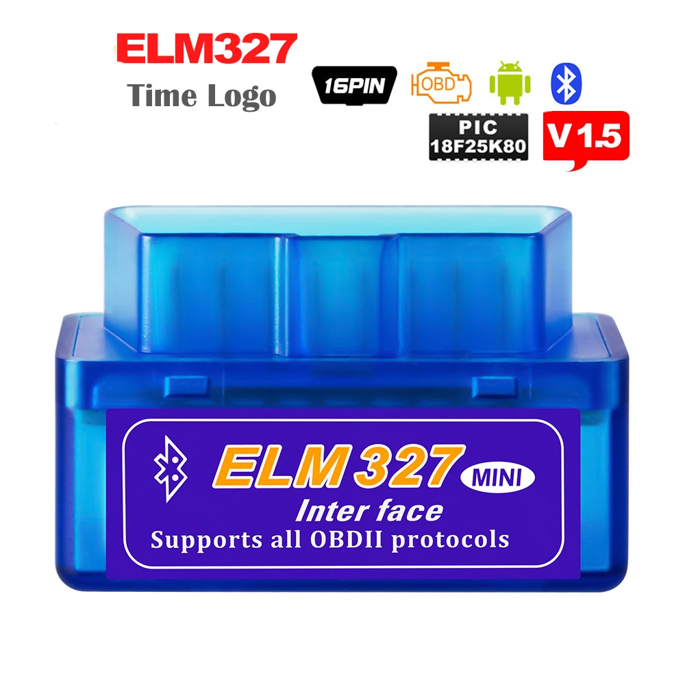 Супер Мини ELM 327 Bluetooth V1.5 PIC18F25K80 Mini ELM327 1 5 OBD2 автомобильный диагностический