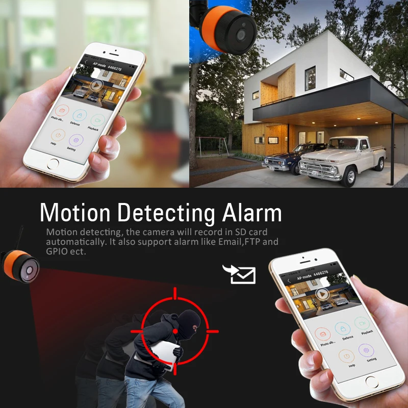 LEF 1.3MP пуля ip-камера наружная водостойкая камера безопасности wifi CCTV видео