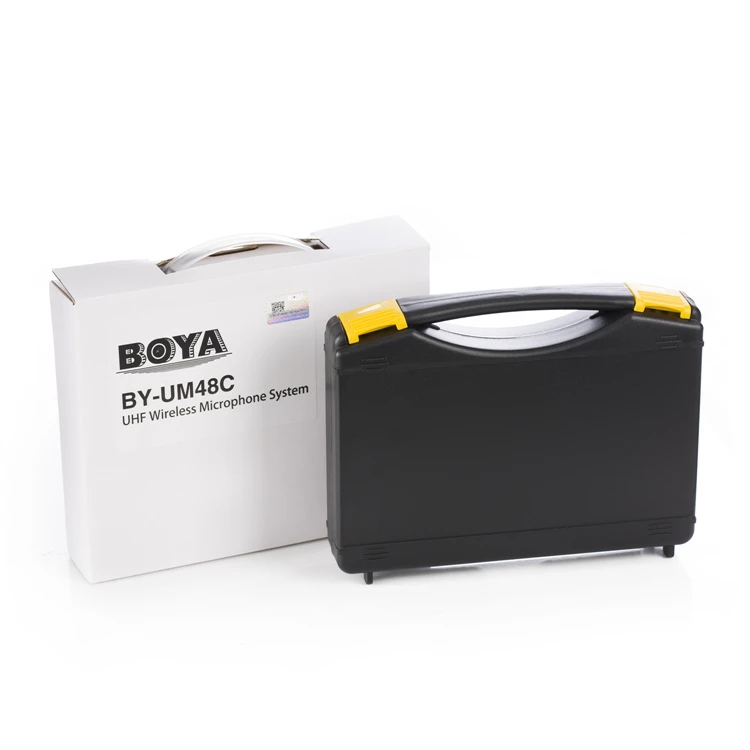 BOYA BY-WM8 Pro UHF Беспроводной петличный микрофон система для iPhone 8 видео интервью трансляции Canon Nikon DSLR камера видеокамера