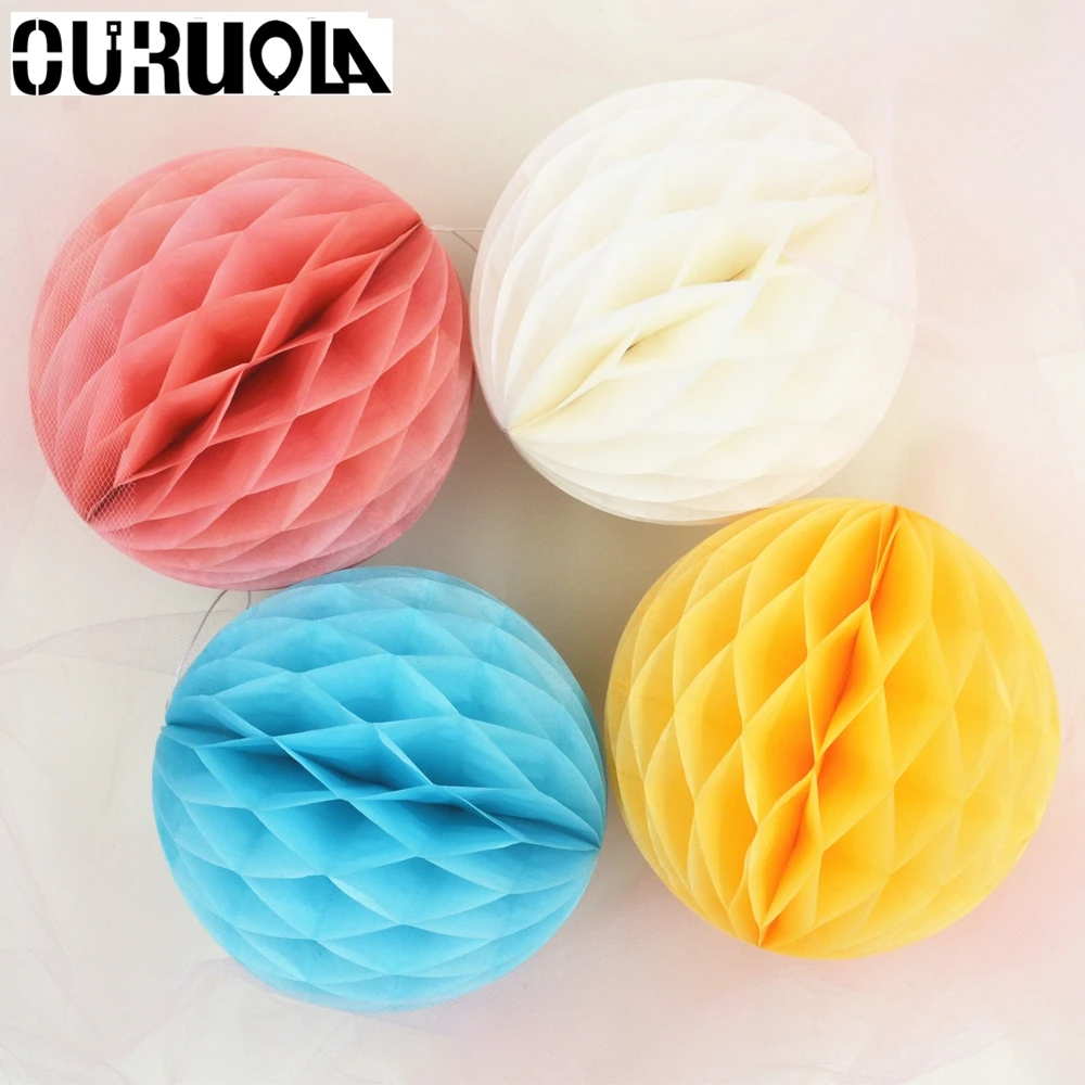 Babyshower Lampion вечерние декоративные бумажные фонари сотовые шары 5 шт 6 дюймов
