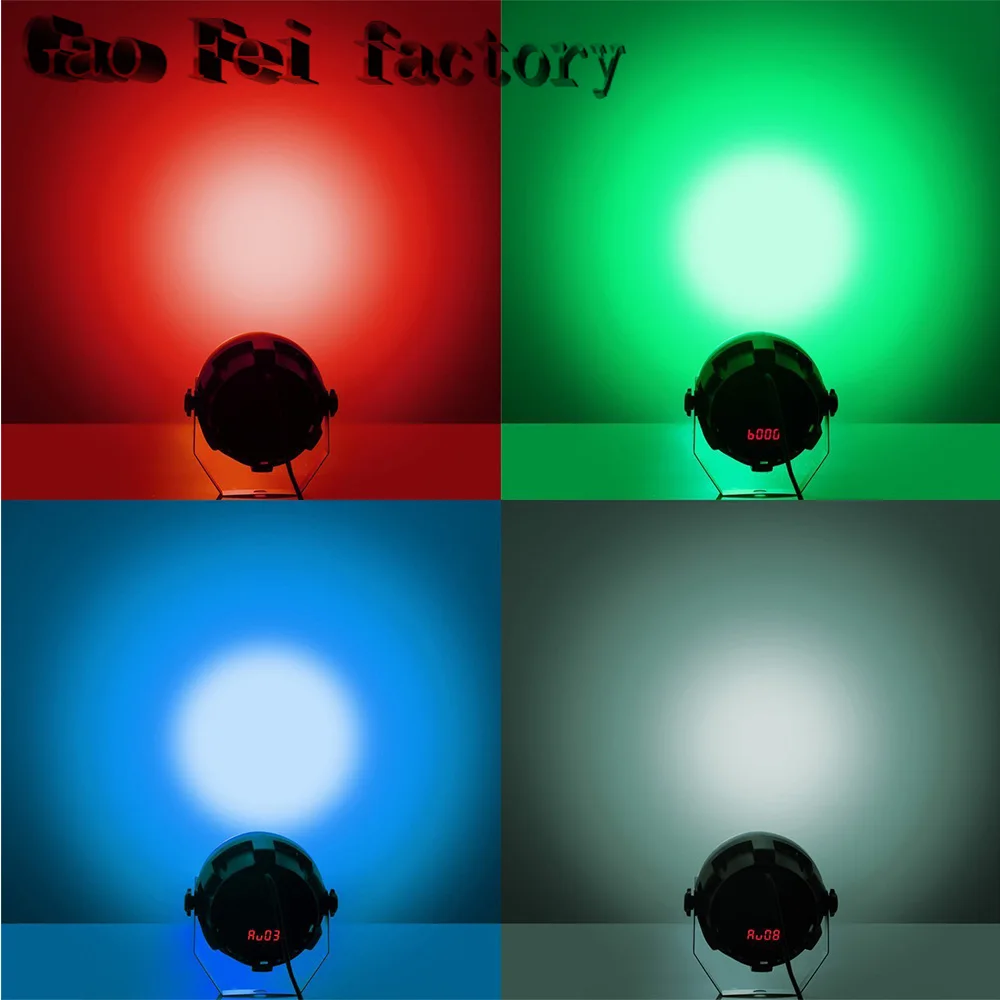 Высокое качество 12 Led Par сценический светильник Rgbw 8 Dmx Dream Color широкое