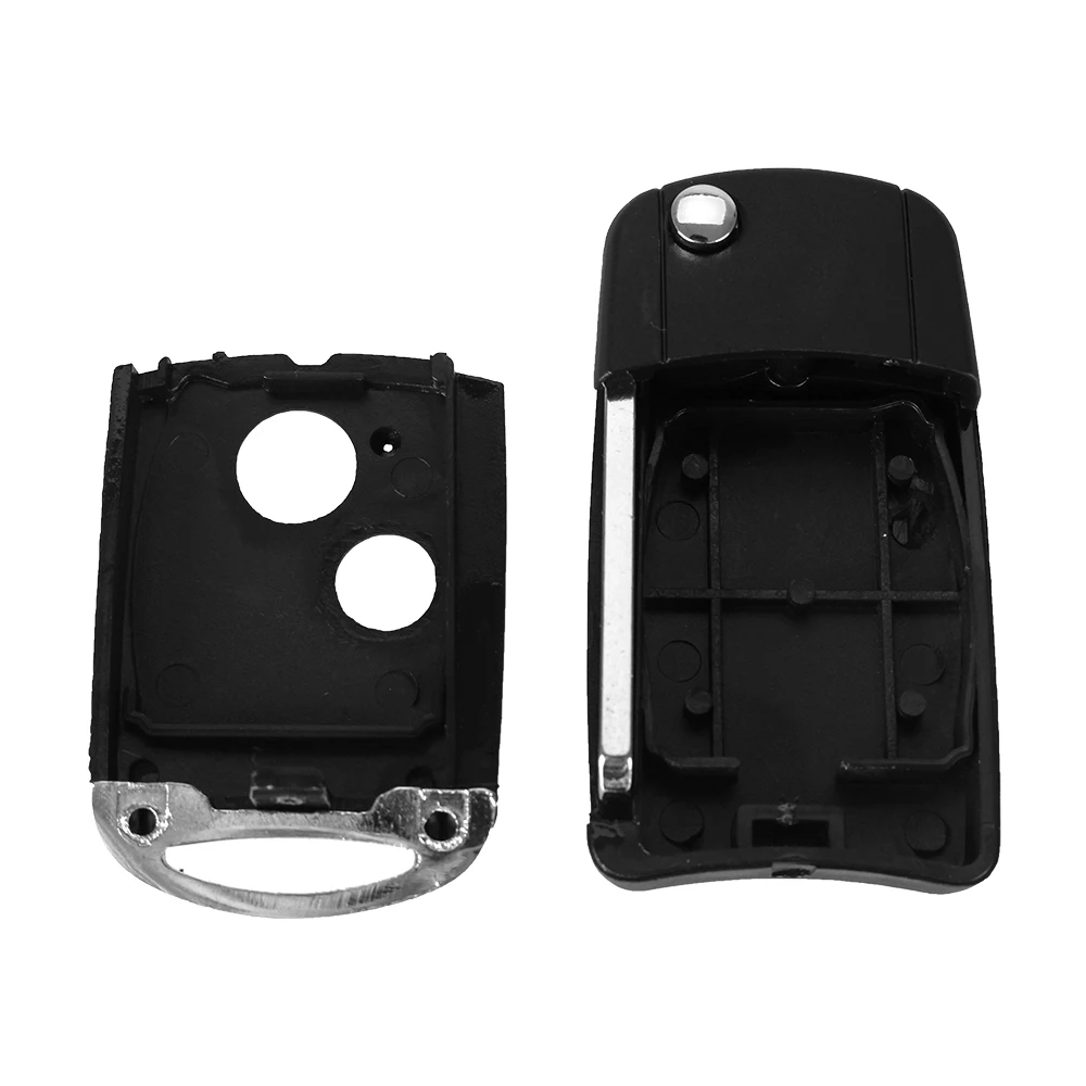 Dandkey 2 кнопки дистанционного флип складной Оболочки чехол для Honda CRV Fit Accord Civic