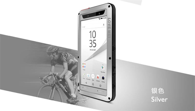 LOVE MEI металлический алюминиевый чехол для sony Xperia Z5 Compact/Z5 Mini Броня противоударный водонепроницаемый чехол для sony Xperia Z5 Premium