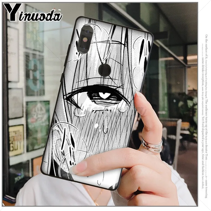 Yinuoda аниме девушка мультфильм Япония милые лица DIY Роскошный чехол для телефона для Xiao mi Red mi 5 5Plus Note4 4X Note5 6A mi 6 mi x2 mi x2S