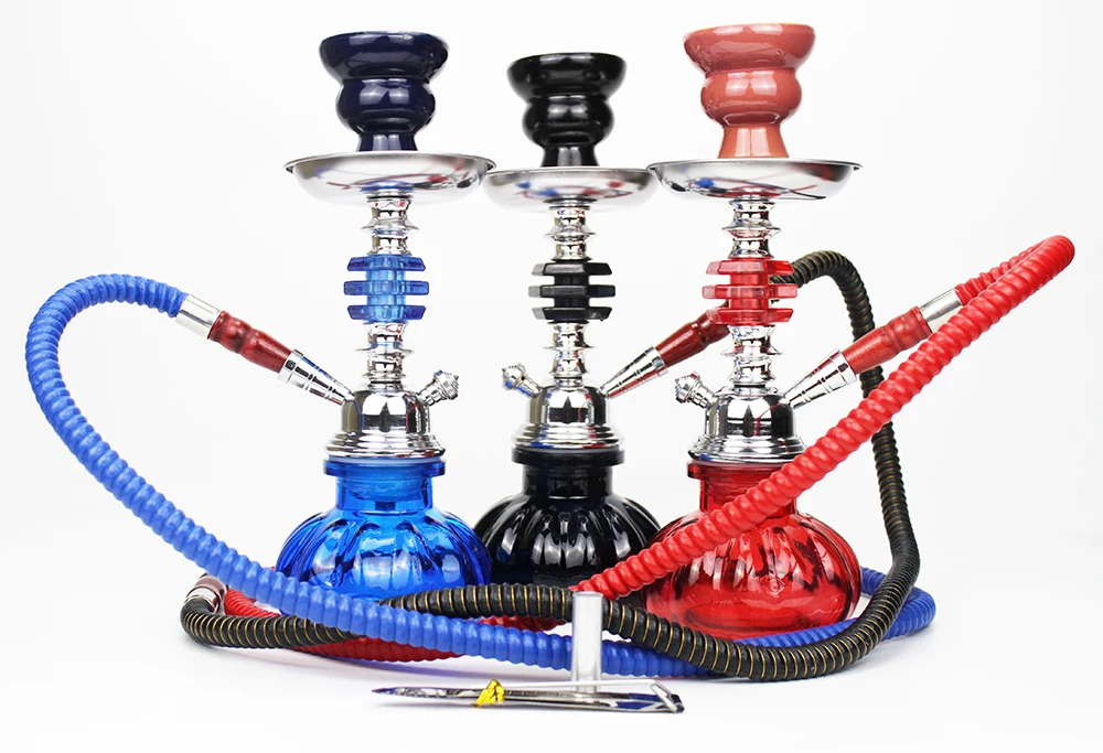 Стеклянный кальян набор с 1 шланг керамическая чаша Nargile Sheesha Narguile Chicha Cachimbas трубка для кальяна портативный стеклянный кальян набор