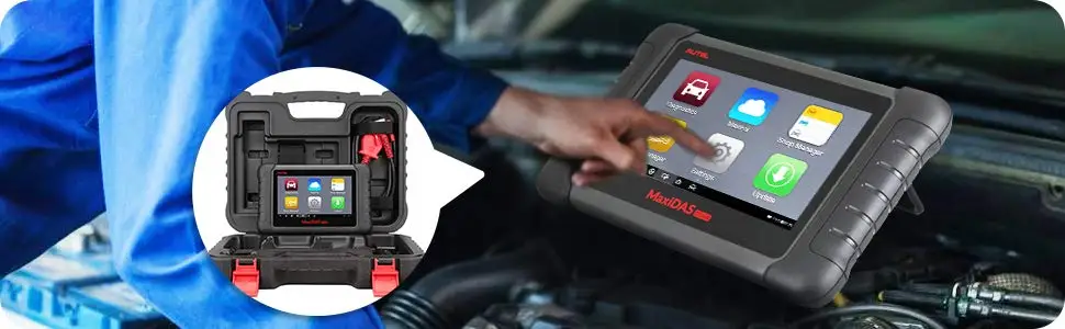 AUTEL Maxidas DS808 автомобильный диагностический инструмент OBD2 сканер полная система wifi ключ кодирования такой же, как MS906 PK ds708 код ридер