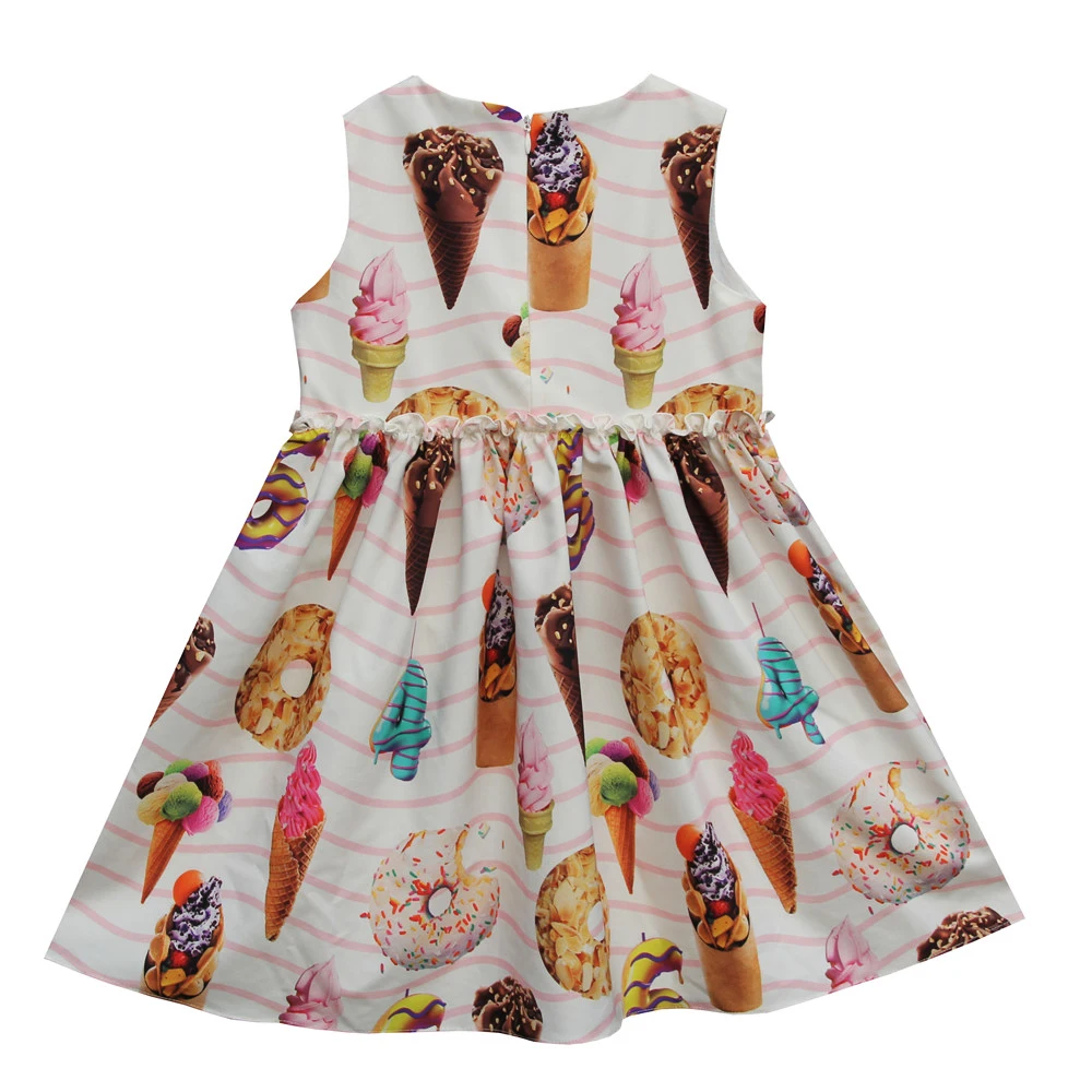 Детское платье детская одежда летняя стильная для девочек Повседневное Модные