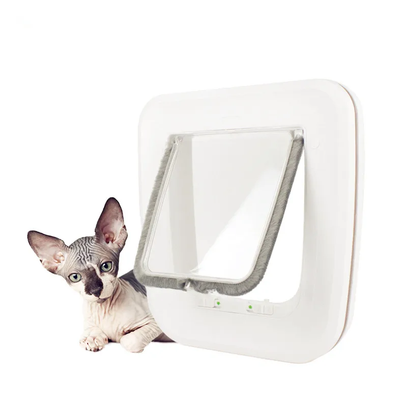 

New Creative Japanese Style Wood Pet Supplies Dog Door Automatically Closed And Opened Pet Door Simple and Convenient Cat Door