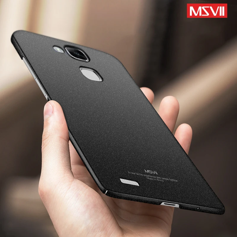 MSVII бренд для huawei Ascend mate 7 чехол матовый Жесткий Coque черный тонкий модный корпус
