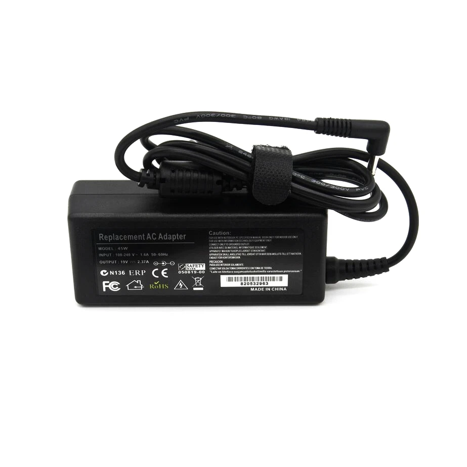 Зарядное устройство для ноутбука 19 в 2 37 А 45 Вт Toshiba Portege T210 T210D T230 T230D Z30 Z30T Z830 Z835 Z930
