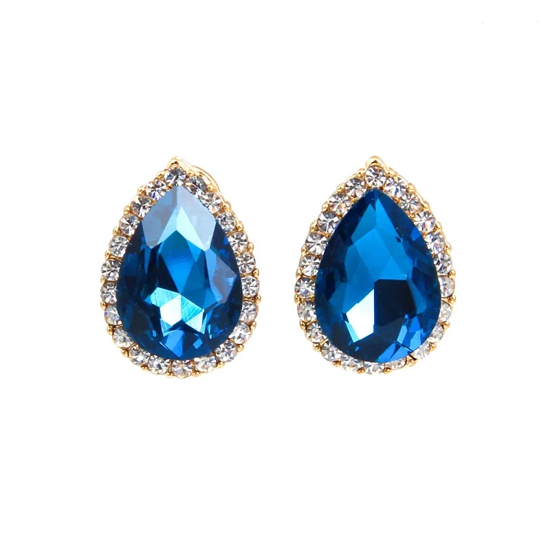2018 New Fashion AAA Crystal Necklace Earrings Two Piece Jewelry Sets Charm Women Birthday Party Supplies for Accessory | Украшения и