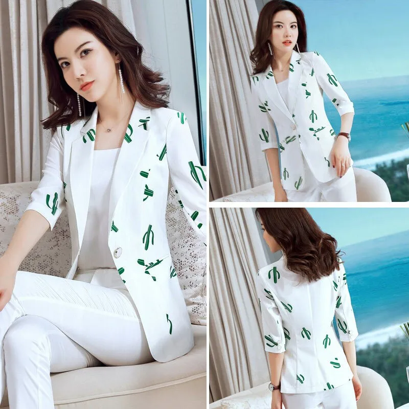 office Ladies Plaid Blazer Long Sleeve Loose Houndstooth Suit Coat Jacket Women Blazers Female 2019 Office | Женская одежда