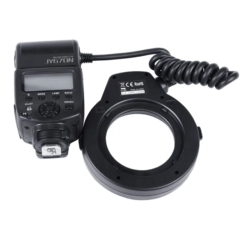 Viltrox JY 670N камера макро крупным планом TTL Кольцевая вспышка Speedlite для Nikon D3200 D3300 D5200